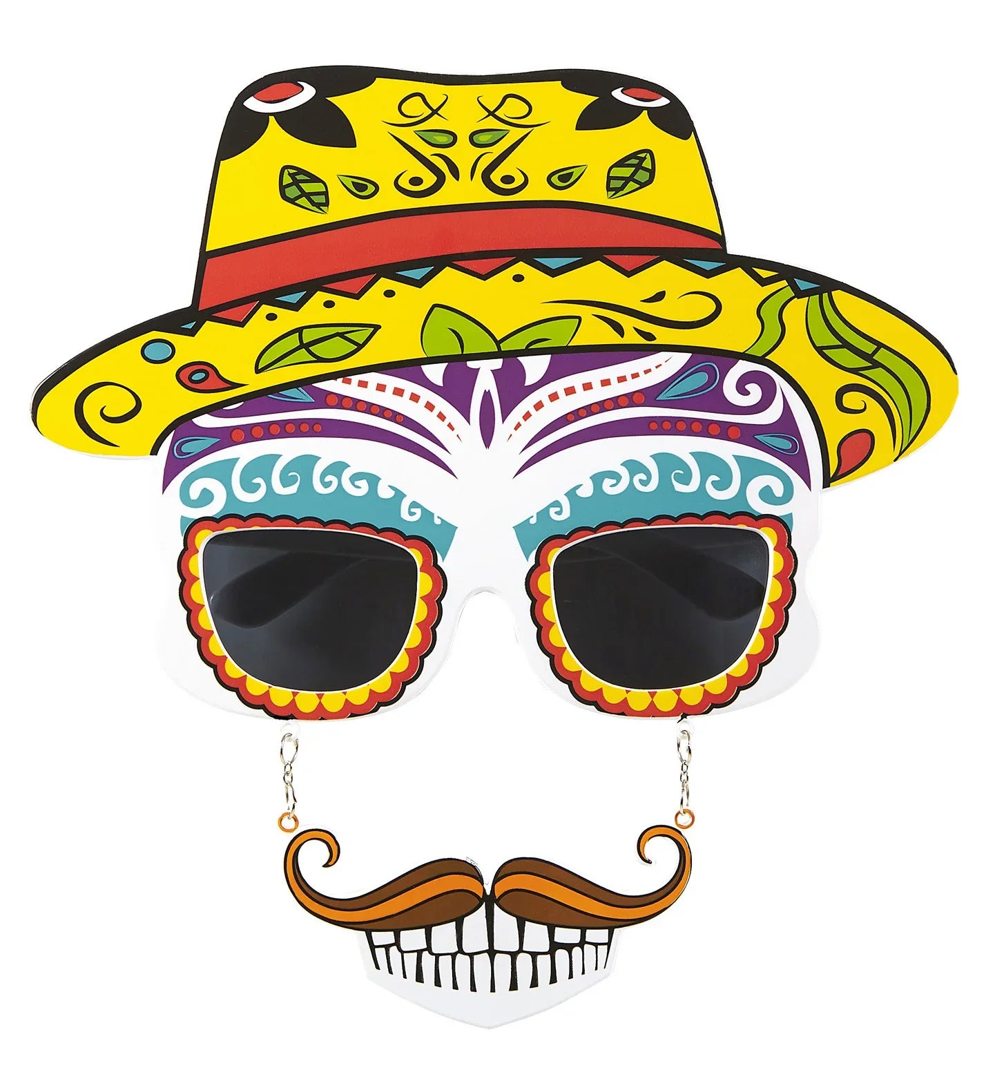 Gafas de Catrin Mexicano para Photocall Complementos Photocall Widmann